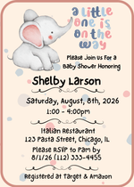 A Little One is on the way - Baby Shower Invite
