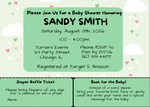 Baby Shower Invite - Green