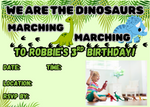 Dinosaur Theme Third Birthday
