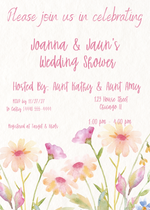 Pink Floral Wedding Shower
