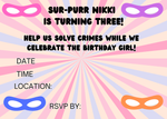 Sur-Purr Theme Third Birthday