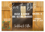 Farmhouse Style Save the Date