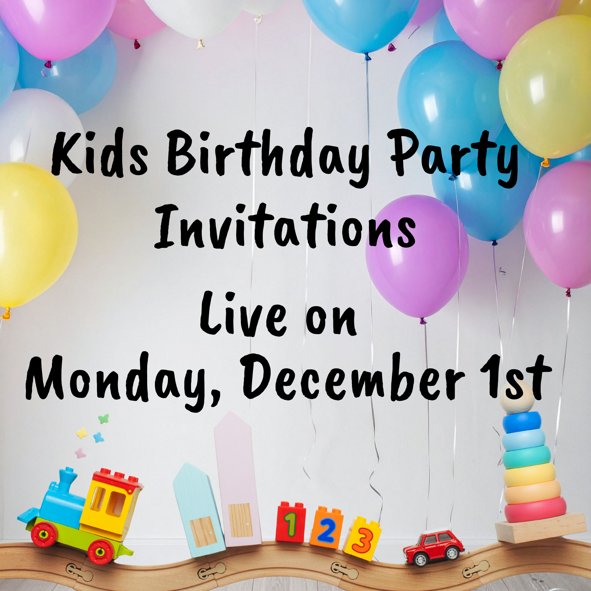 Kids Birthday- Coming Soon