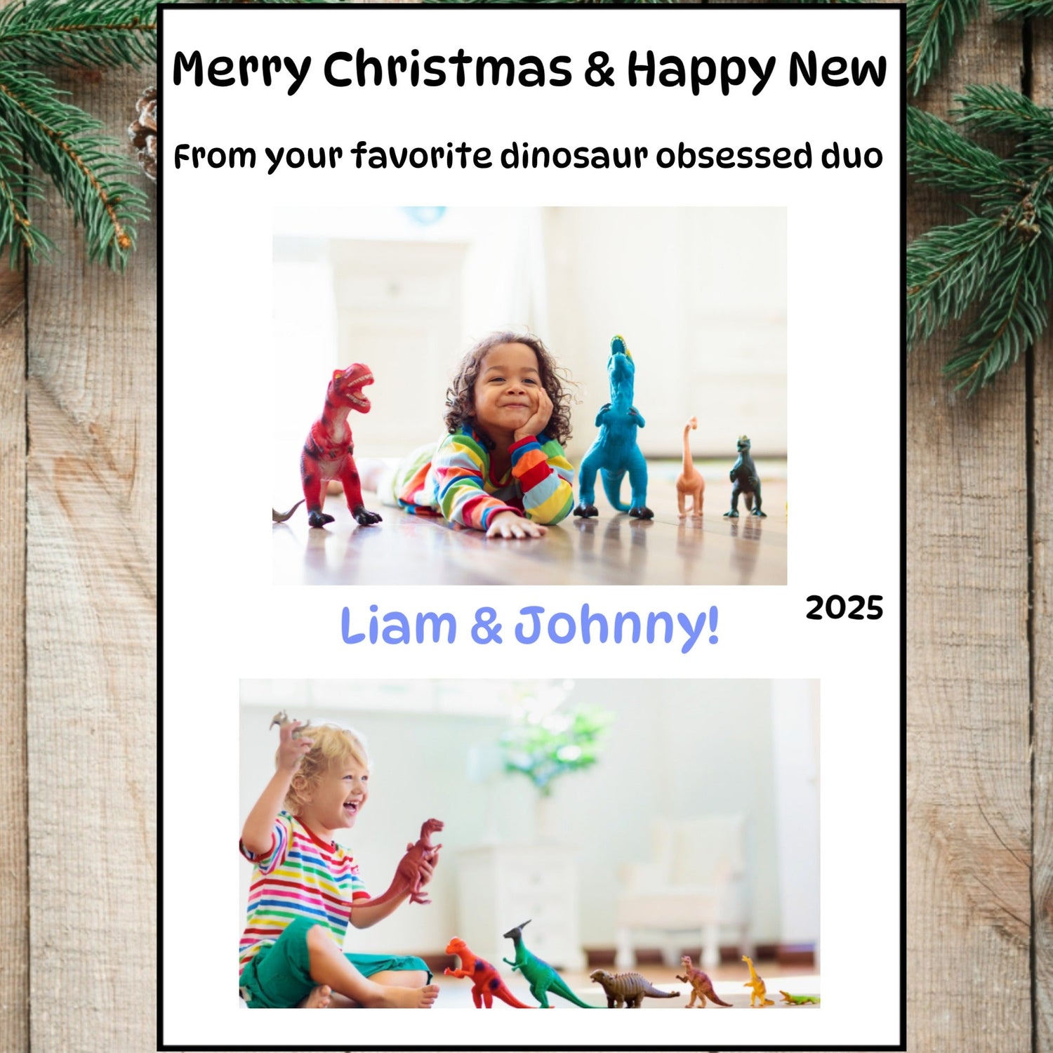 Personalize Your Own Two Photos